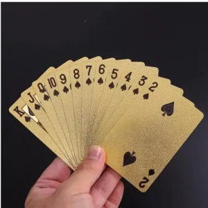 New Poker Playing Cards For Adult & Man, Party Game[Golden]