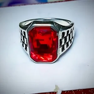 অরিজিনাল রুবি পাথরের আংটি ( ২০৫)